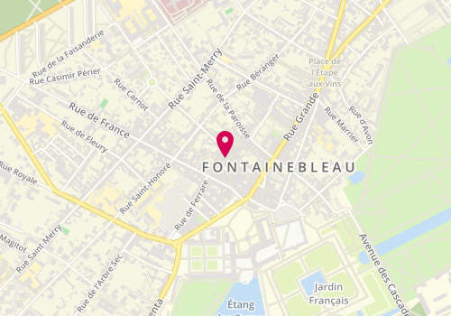 Plan de La Boucherie des Sablons, 16 Rue des Sablons, 77300 Fontainebleau