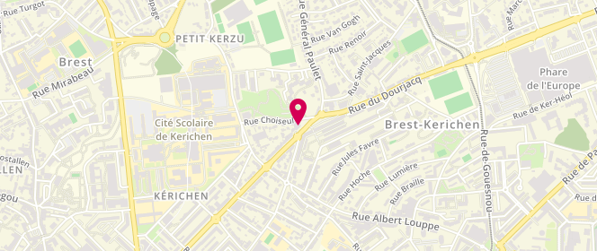 Plan de Boucherie le Persillé, 122 Boulevard Montaigne, 29200 Brest
