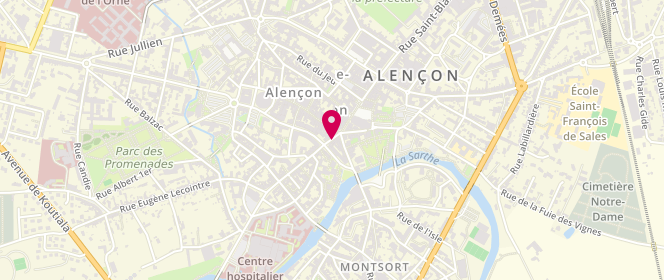 Plan de Boucherie Ragot, 79 Grande Rue, 61000 Alençon