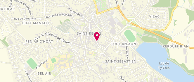 Plan de L'Os à Moelle, 5 Rue Saint-Yves, 29290 Saint-Renan