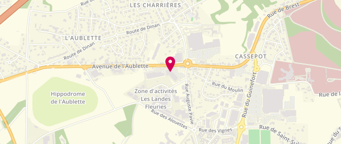 Plan de Calidel, Zone Artisanale Les Quatres Routes
Av. De l'Aublette, 22100 Quévert