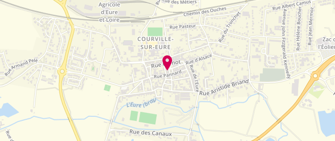Plan de Boucherie Chez Ingrid et Claude, 5 place des Fusillés la Résistance, 28190 Courville-sur-Eure