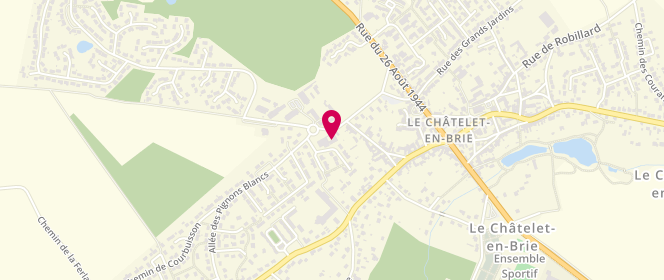 Plan de Boucherie Chez Bichon’s, 37 Allée des Pignons Blancs, 77820 Le Châtelet-en-Brie