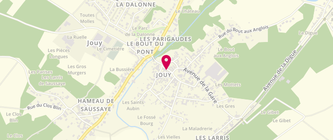 Plan de Olivier VISAGE Boucherie, 28300 Rue du Village, 28300 Jouy
