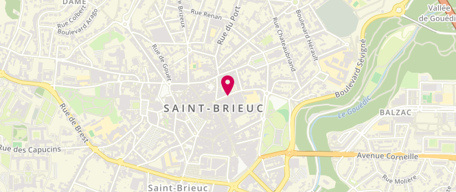 Plan de Boucherie Ladrey, 8 Rue Saint-Benoît, 22000 Saint-Brieuc