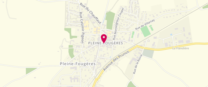 Plan de Boucherie Beaubouchez, 8 Rue de Normandie, 35610 Pleine-Fougères