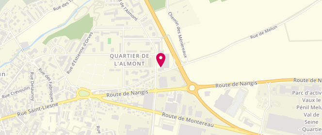 Plan de Boucherie de l'Almont, 10 Boulevard de l'Almont, 77000 Melun