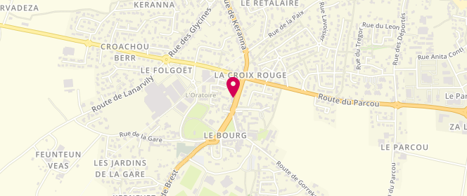 Plan de Conseil Boucherie Charcuterie Traiteur, 27 Croix Rouge, 29260 Le Folgoët