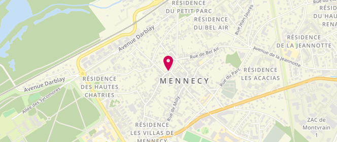 Plan de Rousseau Jacky, 1 Rue du Général Pierre, 91540 Mennecy
