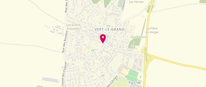 Plan de BELHADJ Salih, 26 place de la Mairie, 91810 Vert-le-Grand