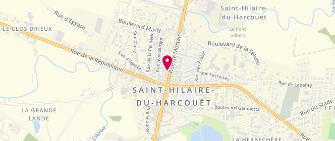 Plan de Boucherie Stephane, 27 Rue de Mortain, 50600 Saint-Hilaire-du-Harcouët