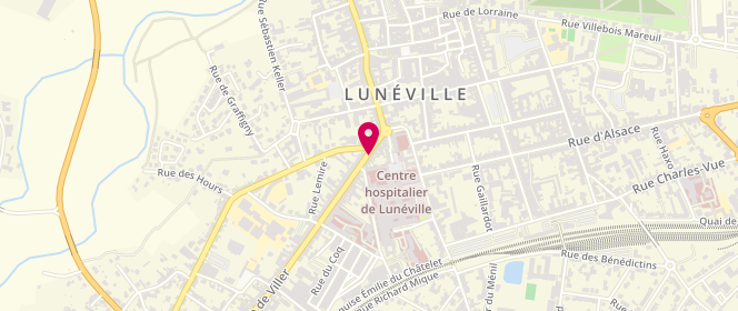 Plan de Bluntzer François, 17 Rue de Viller, 54300 Lunéville