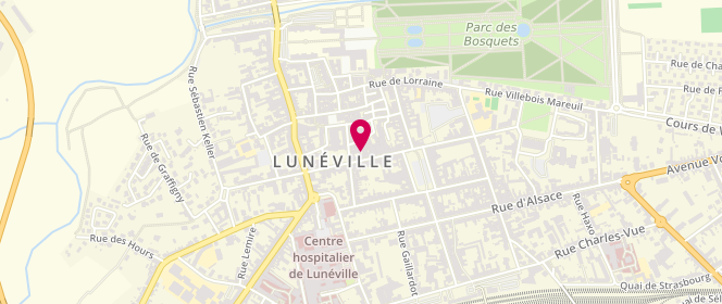Plan de Boucherie - Charcuterie l'Einvilloise, 11 Rue Banaudon, 54300 Lunéville