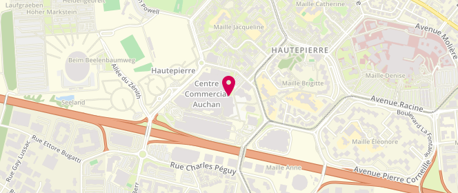Plan de OBA, Centre Commercial Hautepierre
12 place André Maurois, 67200 Strasbourg