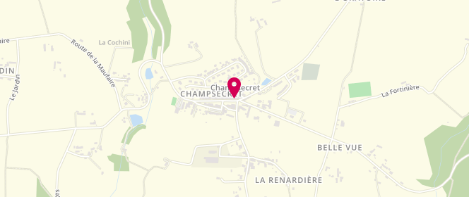 Plan de Boucherie des Champs, 8 Rue Colonel André Lefevre, 61700 Champsecret