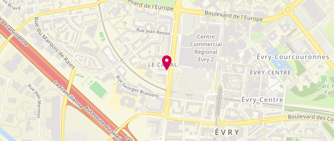Plan de Boucherie des Champs Elysees, 24 allée des Champs Elysées, 91080 Évry-Courcouronnes