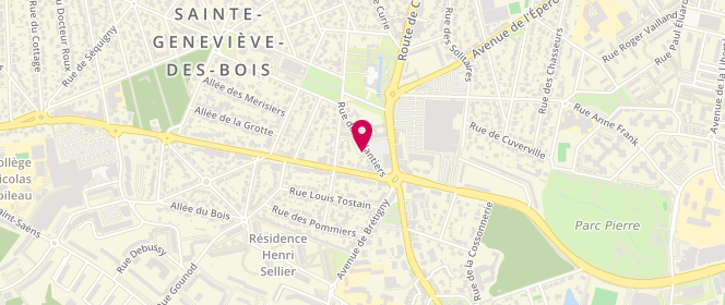 Plan de Boucherie du marché, 11 Rue des Églantiers, 91700 Sainte-Geneviève-des-Bois