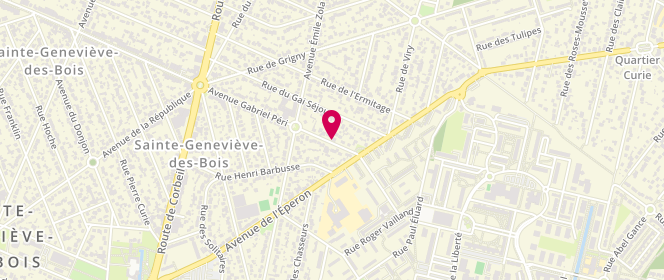 Plan de Boucherie Halal AVS, Ste-Geneviève des Bois, 315 avenue Gabriel Péri, 91700 Sainte-Geneviève-des-Bois