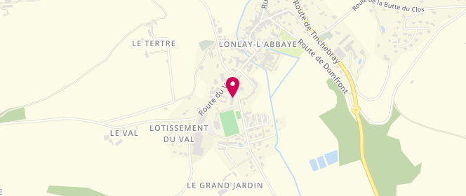 Plan de O'bouchers de Lonlay, 6 Route du Stade, 61700 Lonlay-l'Abbaye
