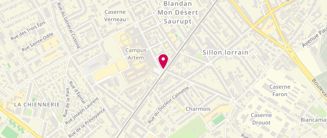 Plan de Boucherie charcuterie traiteur Grandjean, 244 avenue du Général Leclerc, 54000 Nancy
