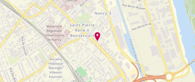 Plan de Maison Pruneaux, 107 avenue de Strasbourg, 54000 Nancy