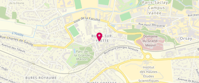 Plan de TORNIER Laurent, 57 Rue Charles de Gaulle, 91440 Bures-sur-Yvette