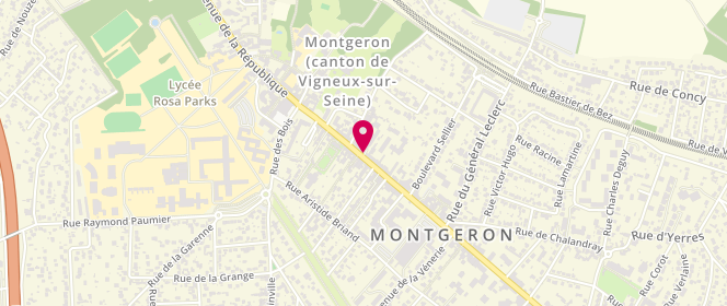 Plan de Boucherie Gélineau, 77 avenue de la République, 91230 Montgeron