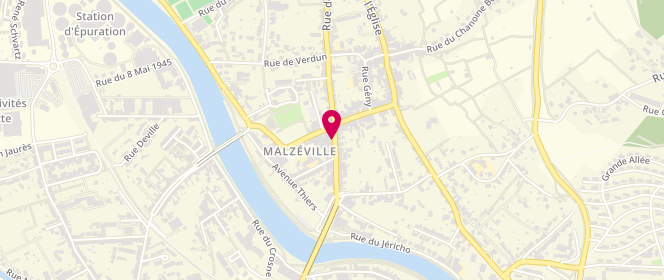 Plan de Boucherie Centrale, 55 Rue Sadi Carnot, 54220 Malzéville