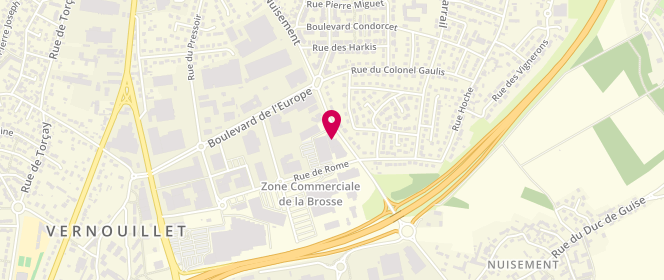 Plan de Le Comptoir du Boucher, 80 Rue de Nuisement, 28100 Vernouillet
