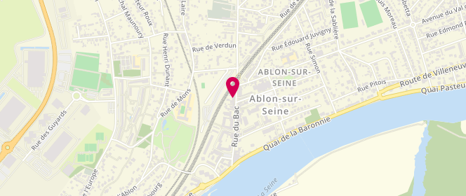 Plan de JOLIVET Gilles, 33 Rue du Bac, 94480 Ablon-sur-Seine