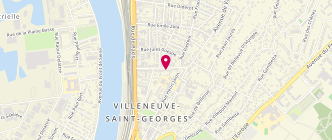 Plan de City Boucherie, 28 avenue Carnot, 94190 Villeneuve-Saint-Georges