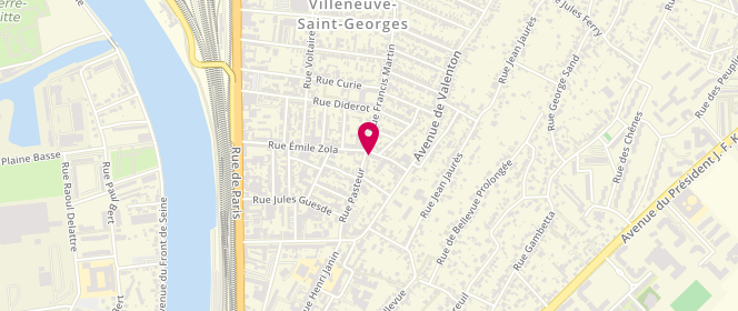 Plan de Villette Mondial, 38 Rue Émile Zola, 94190 Villeneuve-Saint-Georges