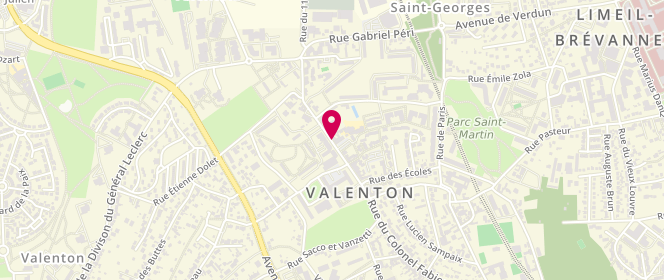 Plan de La Ferme de Valenton, 25 Colonel Fabien, Bis, 94460 Valenton