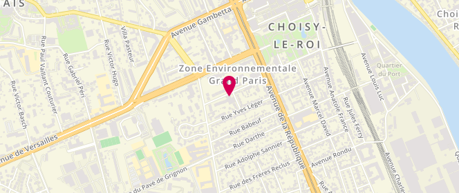 Plan de Aya Bio du Pre A l'Assiette, 23 Rue Guy Môquet, 94600 Choisy-le-Roi