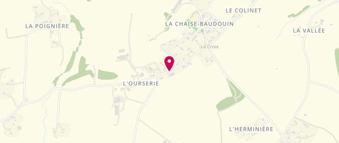 Plan de FOLLIOT Jérôme, 13 Route des Forges, 50370 La Chaise-Baudouin