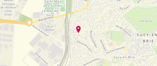 Plan de Boucherie de la Gare, 1 Rue de Montaleau, 94370 Sucy-en-Brie