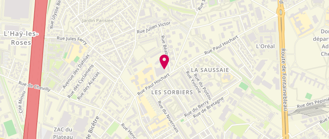 Plan de Rached-Boucherie, 43 Rue Paul Hochart, 94240 L'Haÿ-les-Roses