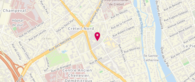 Plan de Boucherie Lounes, 36 Rue du Général Leclerc, 94000 Créteil