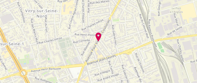 Plan de Boucherie AVS ARRAHMA, 101 avenue Paul Vaillant Couturier, 94400 Vitry-sur-Seine