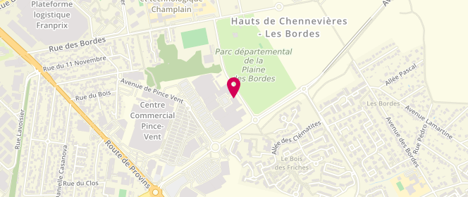 Plan de Boucheries AOM 2, avenue Champlain, 94430 Chennevières-sur-Marne