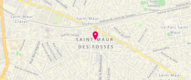 Plan de Boucherie Les Garçons, 16 avenue Charles de Gaulle, 94100 Saint-Maur-des-Fossés