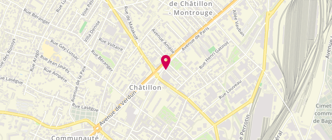 Plan de Boucherie du Centre, 10 avenue de Paris, 92320 Châtillon