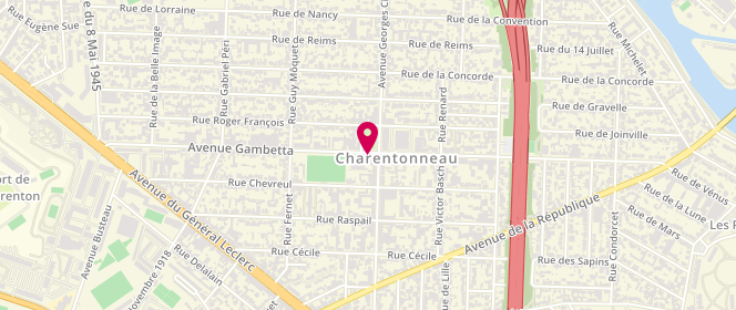 Plan de Boucherie Morisé, 66 avenue Gambetta, 94700 Maisons-Alfort
