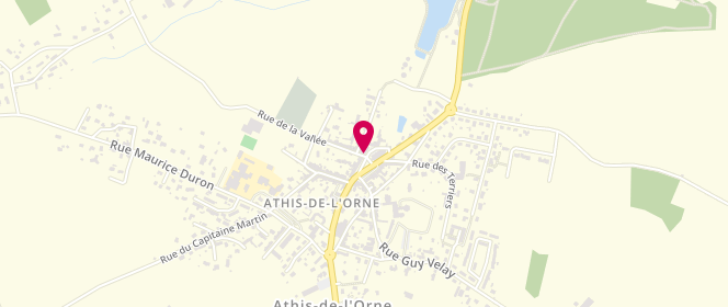 Plan de Boucherie Saint Vigor, 21 place Saint-Vigor, 61430 Athis-Val-de-Rouvre