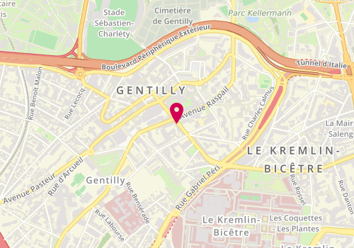 Plan de La Ferme de Gentilly, 18 avenue Jean Jaurès, 94250 Gentilly