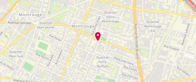 Plan de La ferme des deux amis, 106 avenue Henri Ginoux, 92120 Montrouge