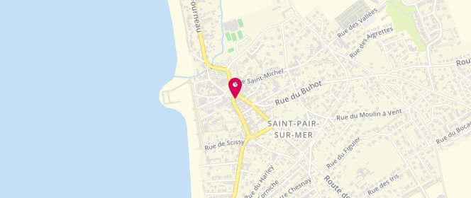 Plan de VBA Votre Boucher Artisan - Saint-Pair-sur-Mer, place Charles de Gaulle, 50380 Saint-Pair-sur-Mer
