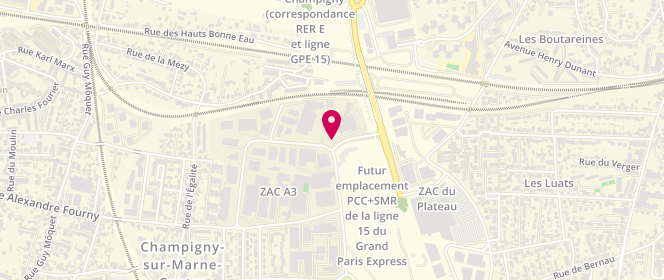 Plan de Candieuropa, 33 Rue Benoît Frachon, 94500 Champigny-sur-Marne
