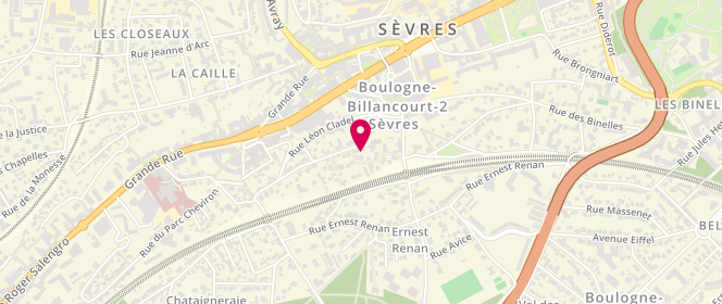 Plan de La Boucherie des Arcades, 140 Grande Rue, 92310 Sèvres