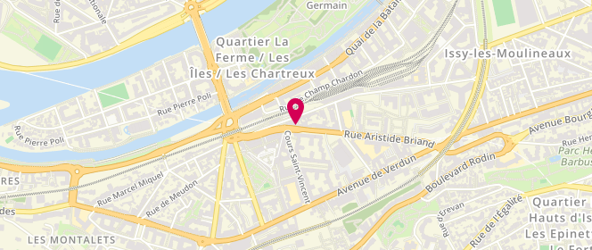 Plan de Boucherie Haussmann, 3 Rue Aristide Briand, 92130 Issy-les-Moulineaux
